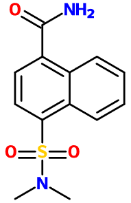 (image for) MC085183 4-(Dimethylsulfamoyl)naphthalene-1-carboxamide